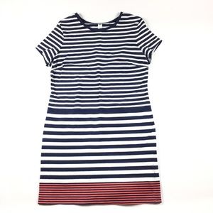 Old Navy dress Navy Pink Striped Short sleeve